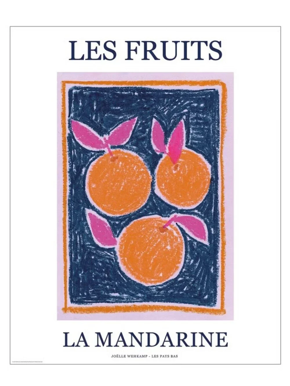IKEA BILD Poster, les fruits, 16x20 